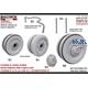 Panzer IV steel-tyred road wheels for Tamiya 1/35