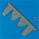 SB2C Helldiver air scoops für Accurate Miniatures