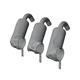 Hetzer late muffler - dented and new (Takom)