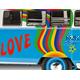 VW T1 Samba Bus Flower Power