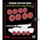 M1128 MGS Stryker Sagged Wheel set, 8 pcs.