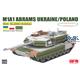 M1A1 ABRAMS UKRAINE/POLAND 2in1 Limited Edition