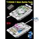 T-55 AM-1 Main Battle Tank with workable tracks