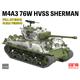 M4A3 76W HVSS Sherman late full interior CLEAR VS.