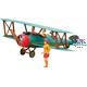 Scooby Doo Bi-Plane + 3 Figuren