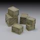 Wooden Cargo Crates Assorted Set 1:35