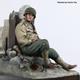 U.S. soldier at rest - with base (WWII)  1:35)