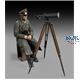Erwin Rommel with Tripod Telescope  (75mm)