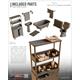 3D Resin Print: Bathroom Interior Set (1940’s)