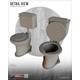 3D Resin Print: Bathroom Interior Set (1940’s)