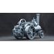 1901 Burrell Compound Traction Engine (1:16)