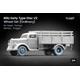 Opel Blitz Disc v2 Early wheel set (Ordinary) 1:35