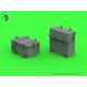 IJN Type 96 25mm AMMO BOXES - two types 1:200