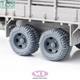 U.S 2.5t 6x6 Cargo Truck Tires w/ chains (Tamiya)