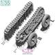 Sd.kfz.250/3 Weighted Wheel & Track Set (Tamiya)