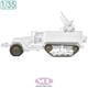 Wheels w/ chains & Track for M16 MG MC (AFV-Club)