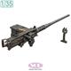Cal.50 M2 MB Machine gun & Traveling lock  (1:35)