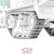 M3/M3A1 Weighted Wheels & Tracks w/ Chain (AHHQ)