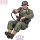 Driver for WWII German Schwimmwagen  (1:72)