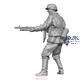 WWII German Infantry MG34 Gunner 1:16