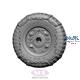 WWII U.S.Army M8 Combat Wheel Tires w/chain (1:16)