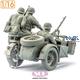 Zündapp KS750 motorcycle & Sidecar + Crew (1:16)
