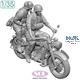 Zündapp KS750 with Riders (3D Printed)