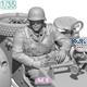 Officer f.WWII German KS750 w/side car (3D Print.)