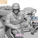 Officer f.WWII German KS750 w/side car (3D Print.)