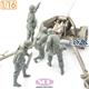 WWII German Field Artillery Crew (3D Printed)