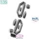 M3A1 Wheels & Track with chain (for Tamiya)