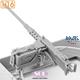 M2 cal.50 Machine Gun for M3/M3A1 (3D) 1:16