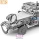 M3A1 Accessory A (3D printed kit) 1:16