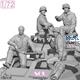 WWII U.S. Army M8 Crew (3D-print) (1:72)