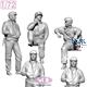 WWII U.S. Army M4A3E8 Crew (1:72)