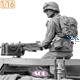 U.S. Army Gunner & M2 cal.50 for M3A1 1:16