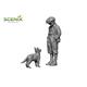 German Child & Puppy (Child & German Shepherd)