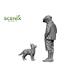 German Child & Puppy (Child & German Shepherd)