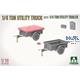 ¼-ton utility truck w. ¼-t. utility trailer (1:16)