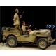 British Jeep Driver & Tommy Western Desert WWII