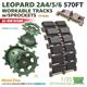 Leopard 2A4-6 570Z Tracks w/Sprocket (Meng)