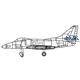 A-4C Sky Hawk 1:700