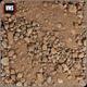Diorama Texture No.1 Brown Earth & Pebbles