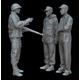 U.S. soldier with German prisoners