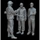 U.S. soldier with German prisoners