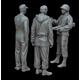 U.S. soldier with German prisoners