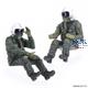 USN Forward Facing Pilot Figure Set