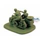 1:72 Soviet Motorcycle M-72 w/sidecar + Crew WWII